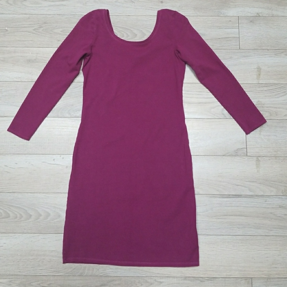 AERIE fuschia body con dress